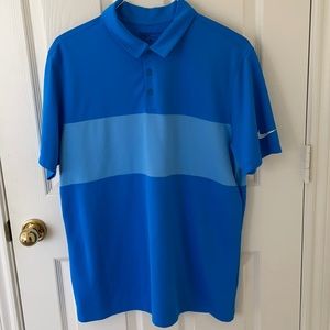 Blue Men’s Nike Golf Polo Shirt - Large